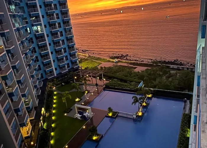 Homemadeluxury 1br Seaview Poolview Near Okada Airport *