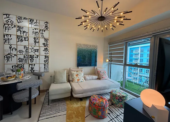 公寓 Homemadeluxury 1br Seaview Poolview Near Okada Airport 马尼拉