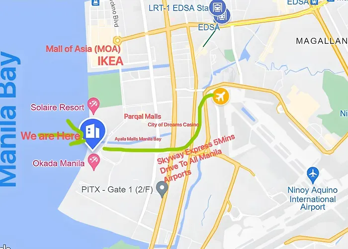 Homemadeluxury 1br Seaview Poolview Near Okada Airport 公寓
